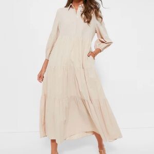 Sandstone Cotton Mabel Maxi Dress